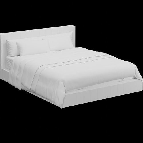 Bed 2 3D model