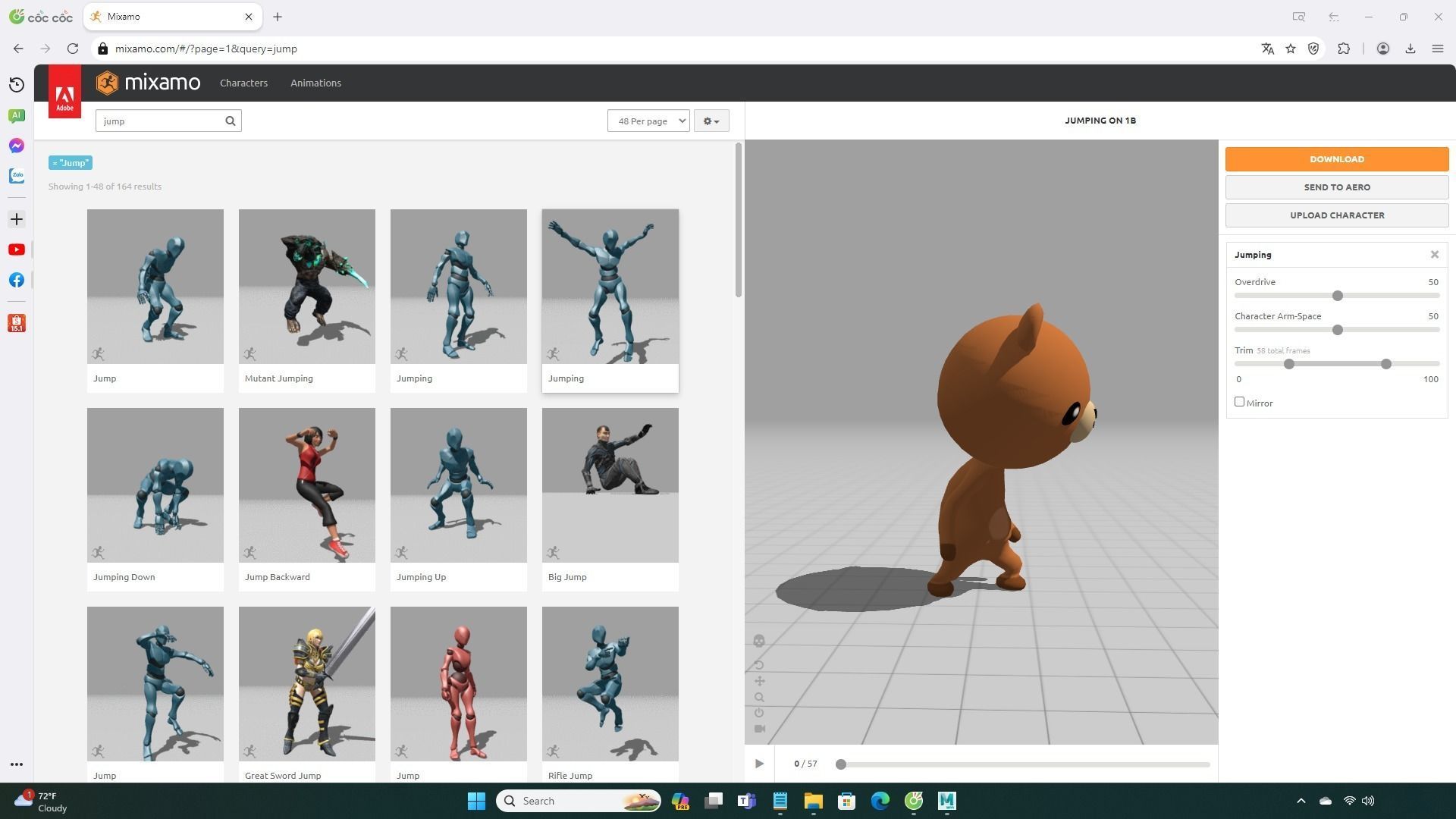 Stylized Bear Animated v001 Low-poly 3D model_6