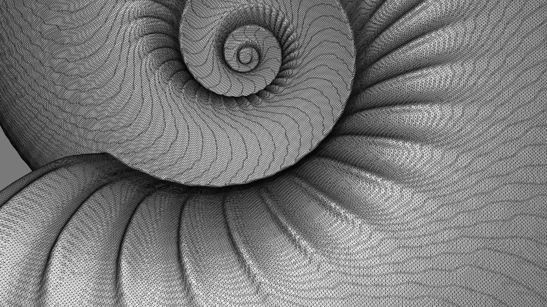 Discocone shell ornamented 3D print model_8