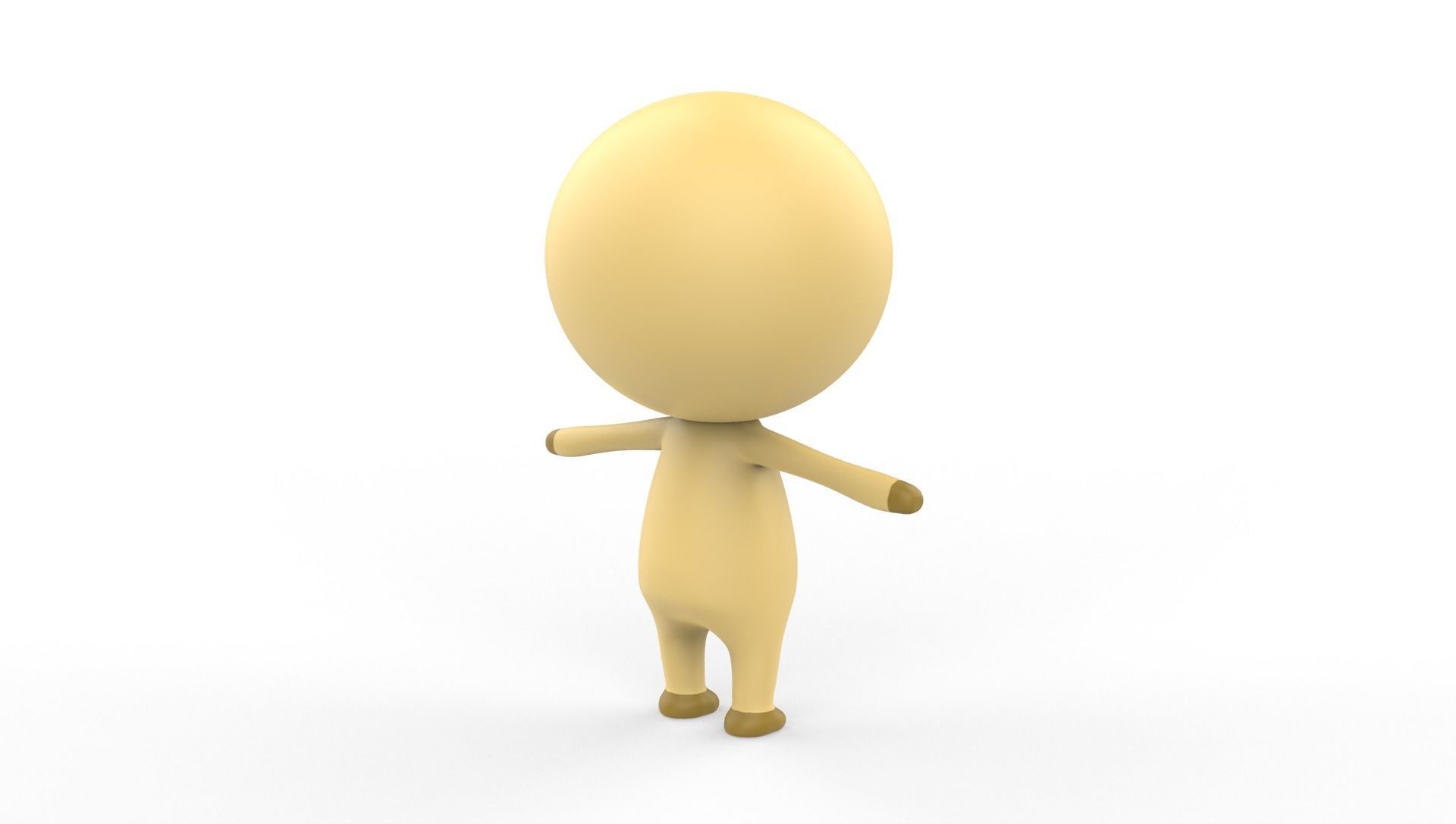 Stylized Chicken Animated v001 Low-poly 3D model_21