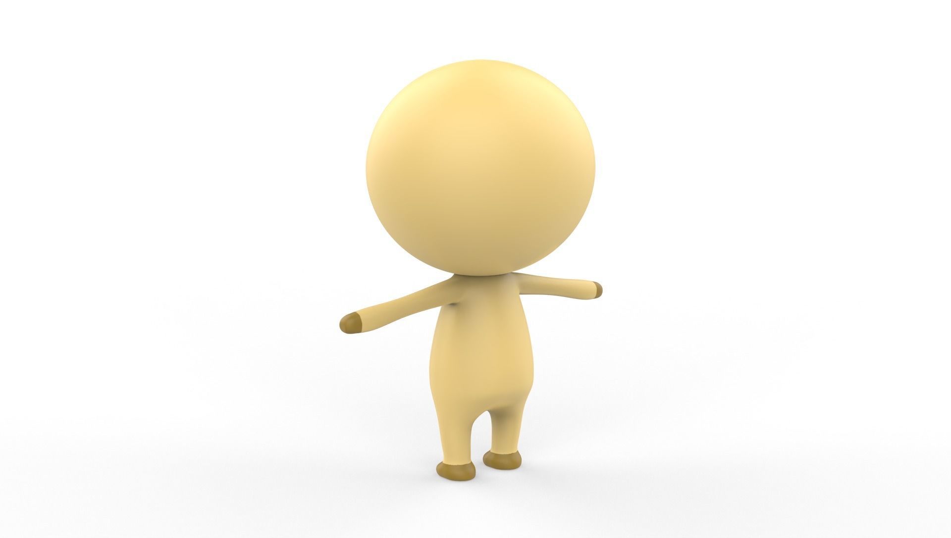 Stylized Chicken Animated v001 Low-poly 3D model_18