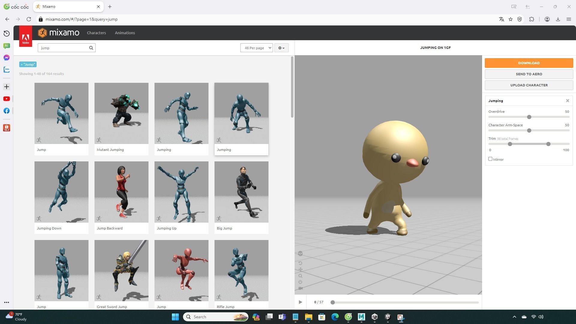 Stylized Chicken Animated v001 Low-poly 3D model_4