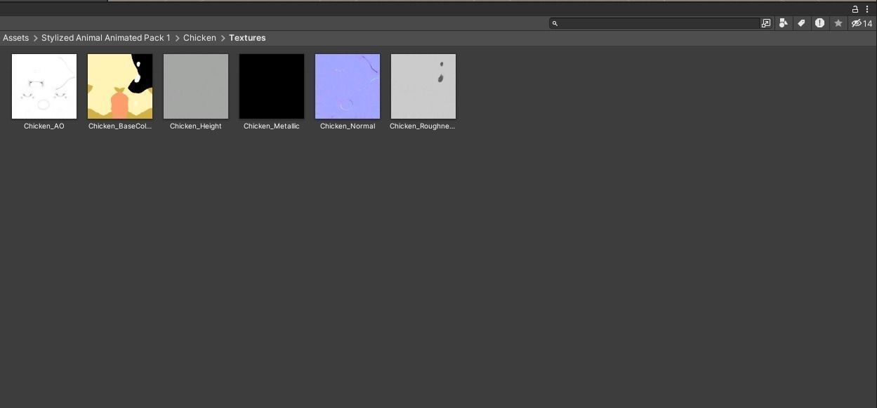 Stylized Chicken Animated v001 Low-poly 3D model_10