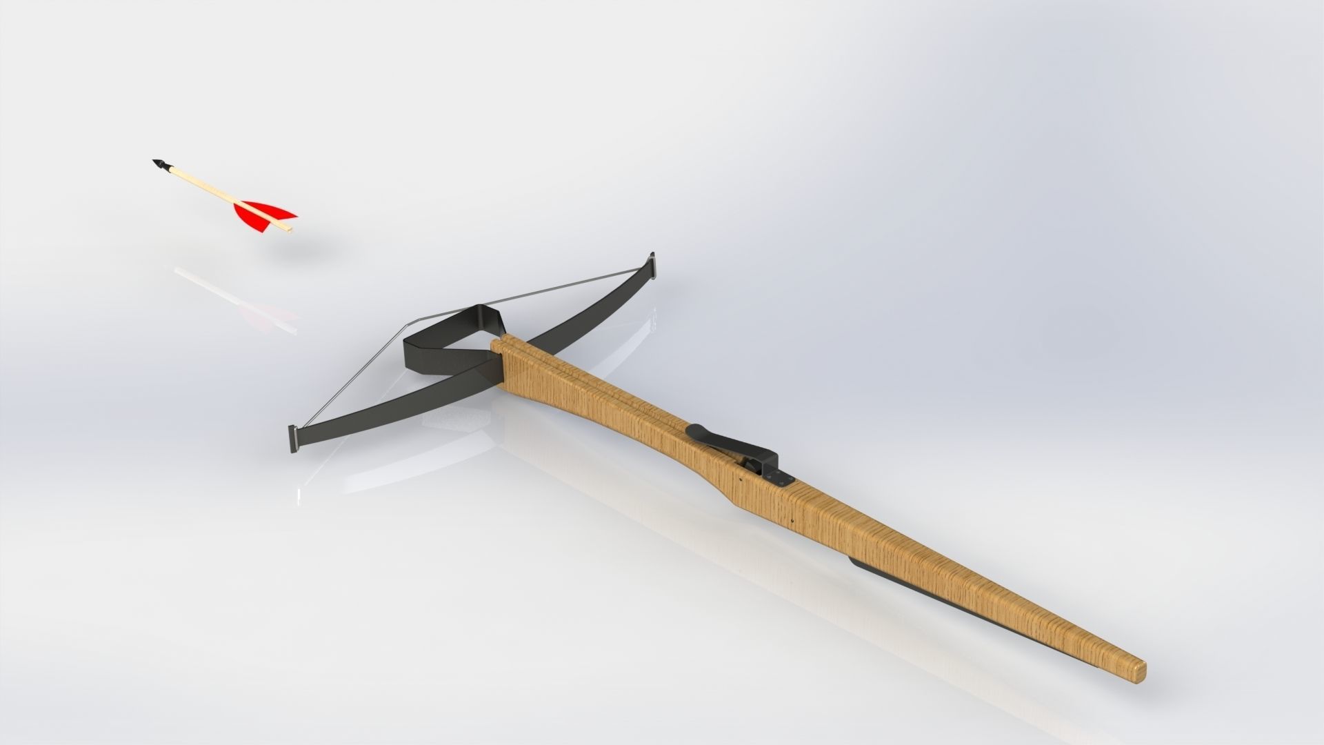 WG 7010 - Crossbow Low-poly 3D model_4