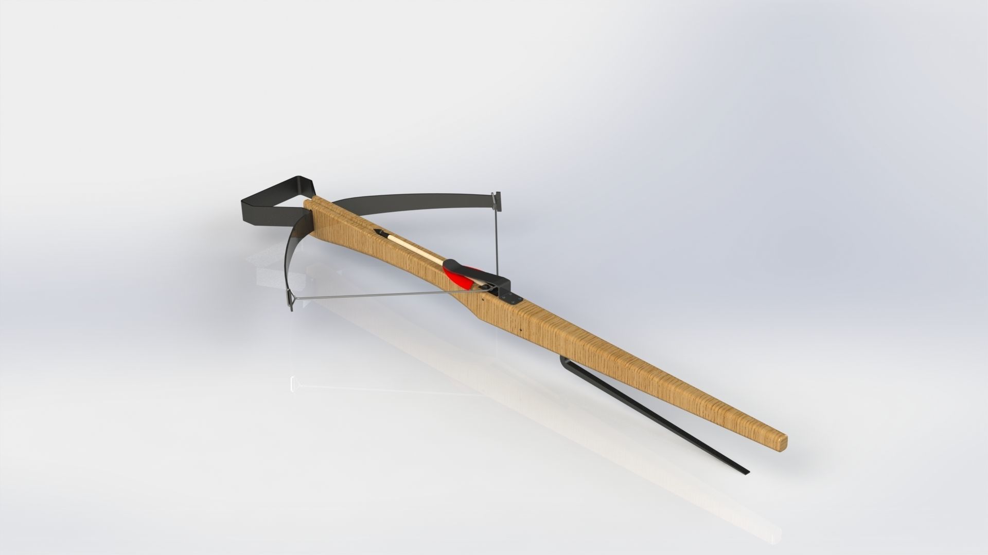 WG 7010 - Crossbow Low-poly 3D model_9