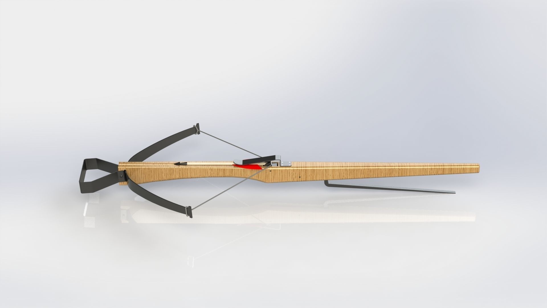 WG 7010 - Crossbow Low-poly 3D model_8