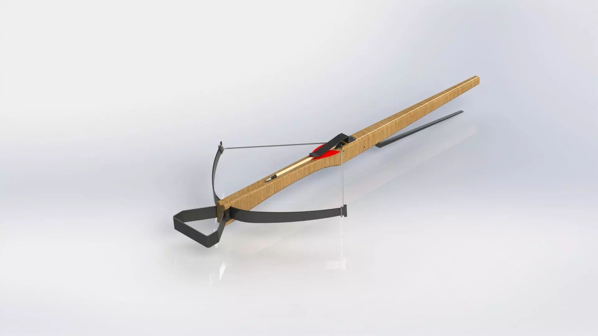 WG 7010 - Crossbow Low-poly 3D model_0
