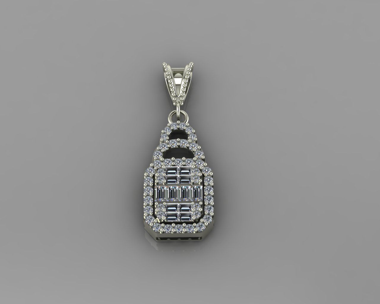 jewelry pendant 3D print model_9