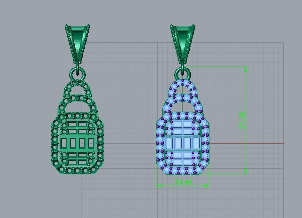 jewelry pendant 3D print model_6