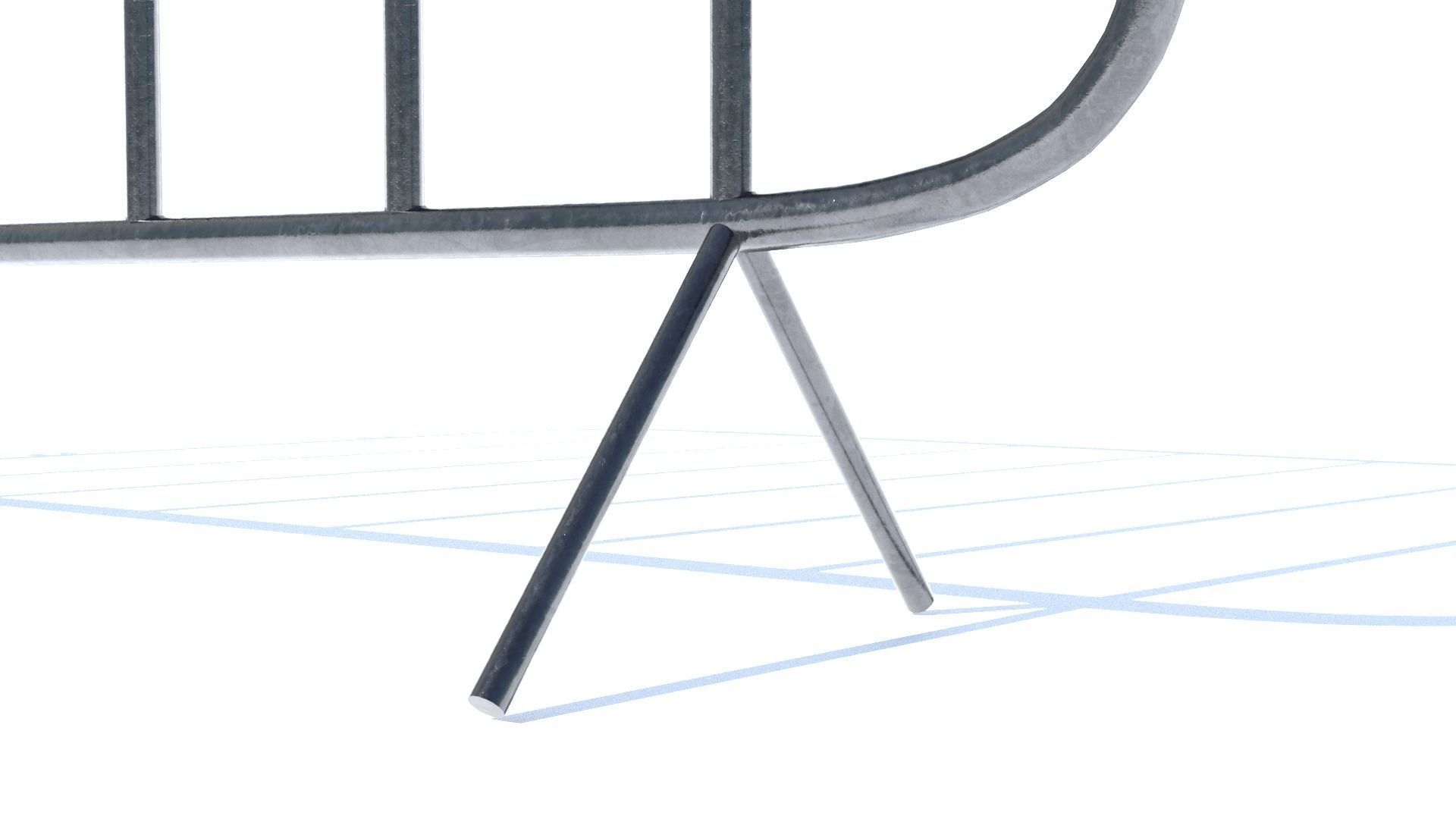 Low poly Fence PBR Game-ready Low-poly 3D model_5