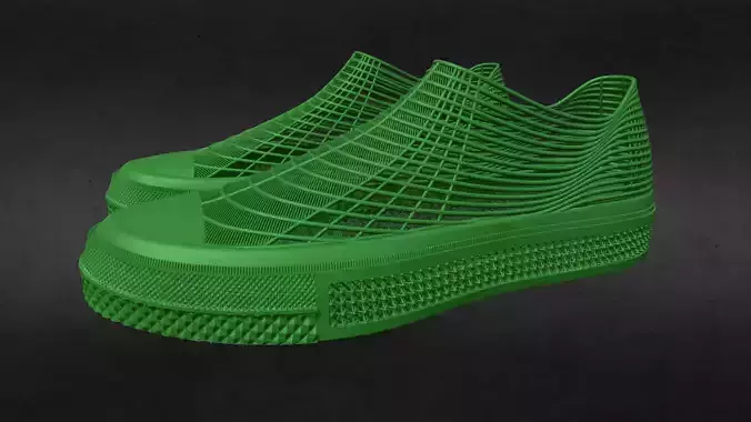 SIZE 43 UNISEX CONVERSE 3D PRINTED SHOES 3D print model