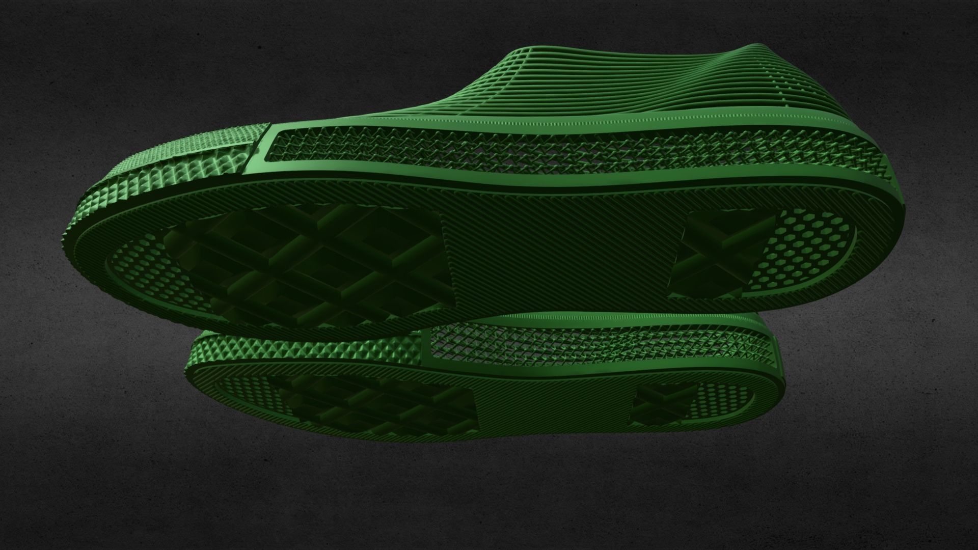 SIZE 43 UNISEX CONVERSE 3D PRINTED SHOES 3D print model_4