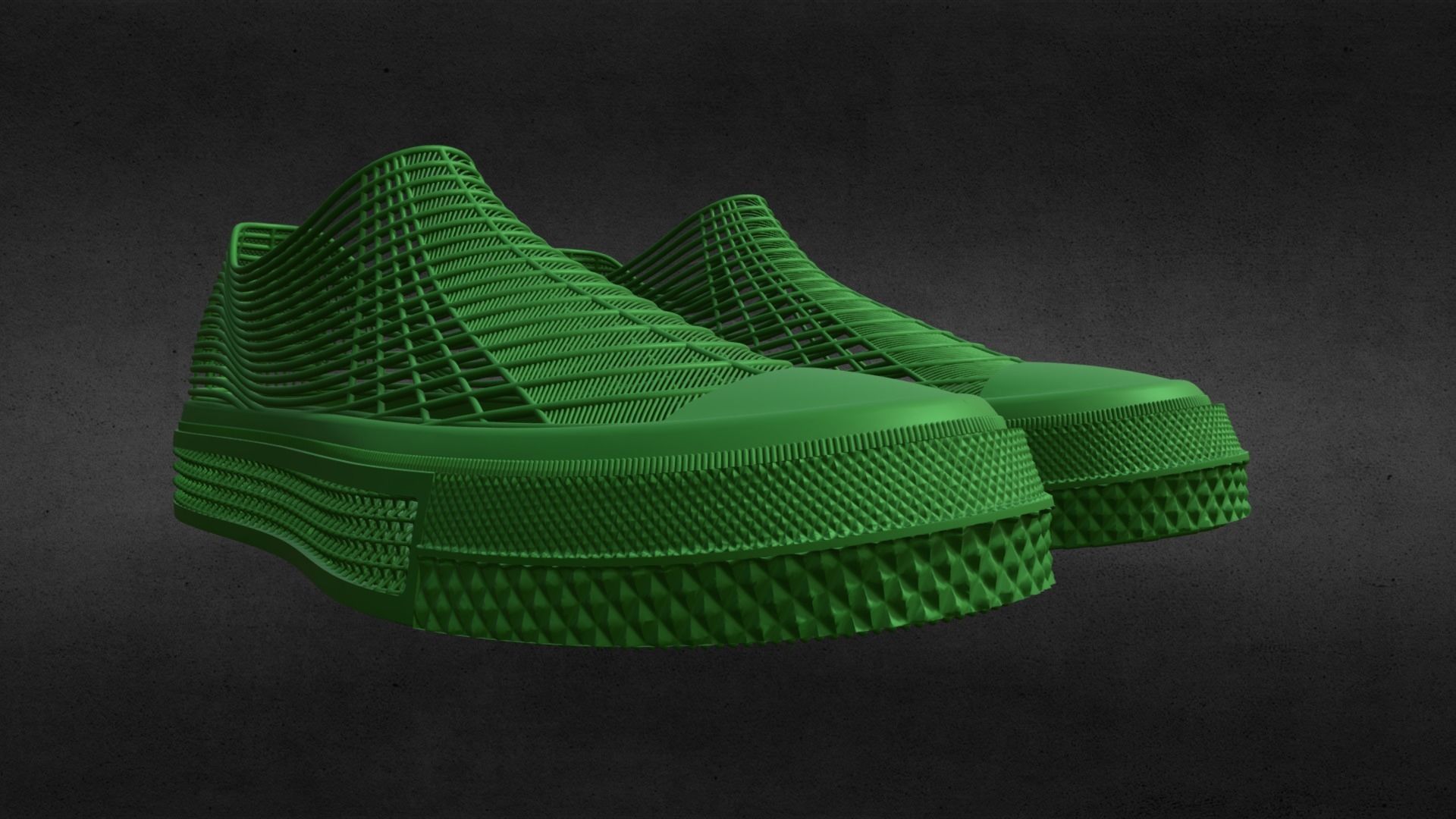 SIZE 43 UNISEX CONVERSE 3D PRINTED SHOES 3D print model_5