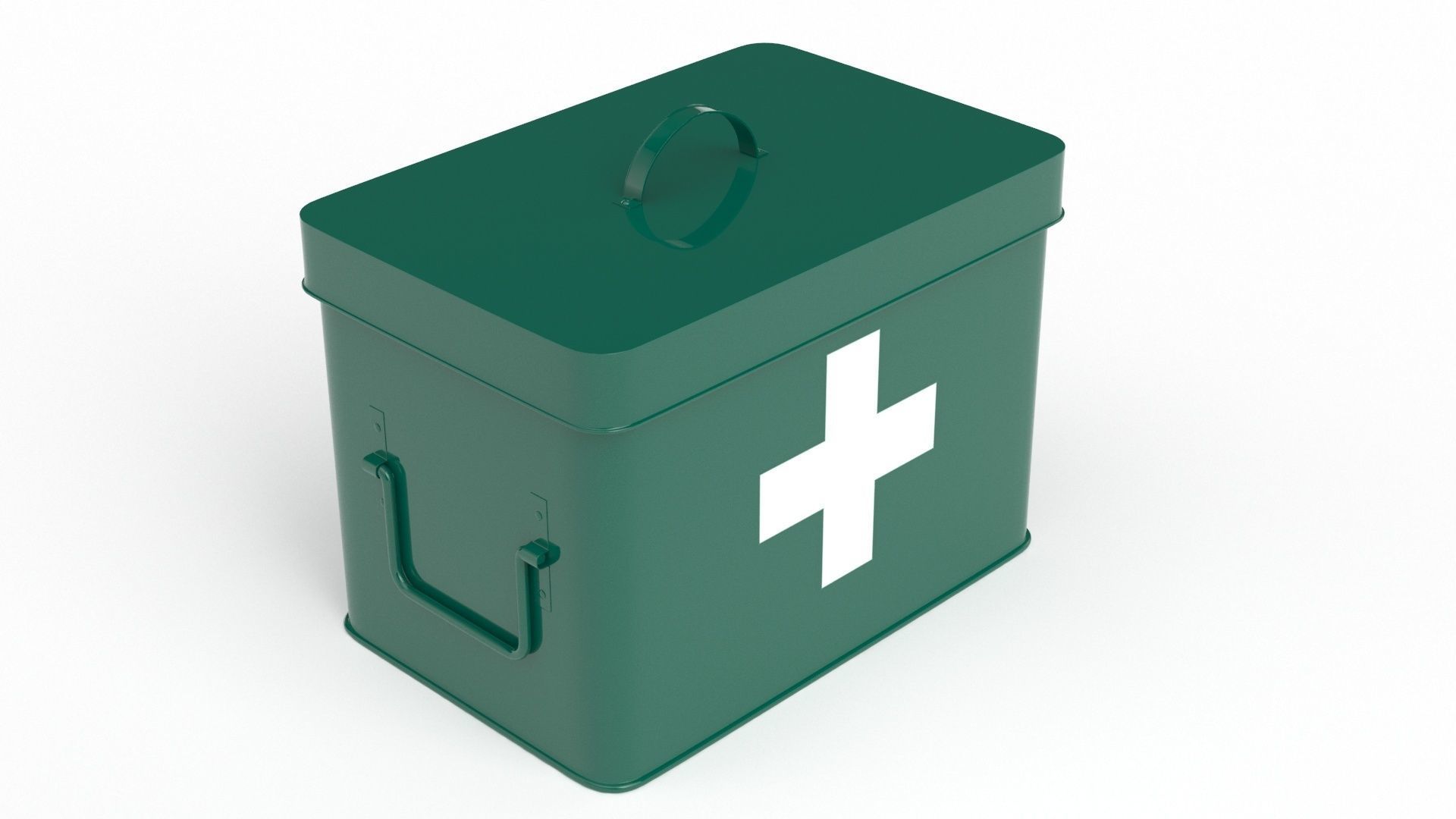 Army First Aid Kit 3D model_2