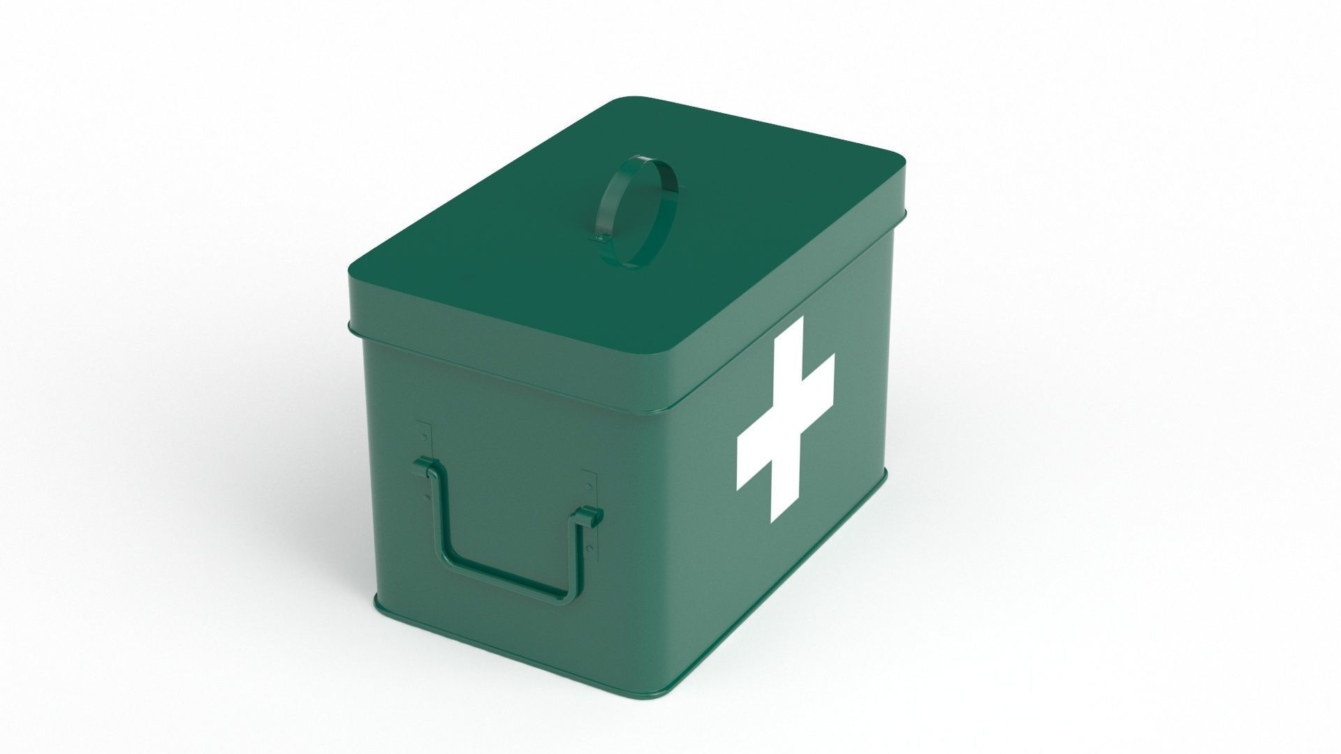 Army First Aid Kit 3D model_5