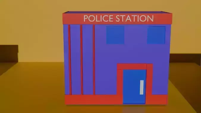 Low poly building asset pack