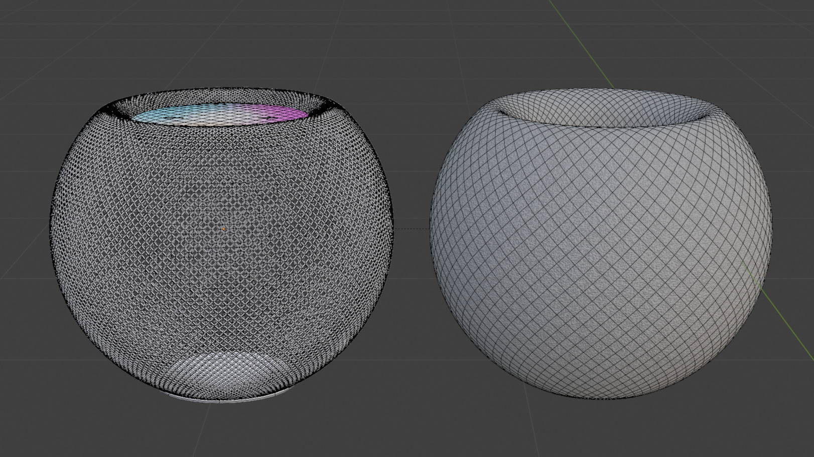 Apple HomePod Mini With Detailed Interior 3D model_3
