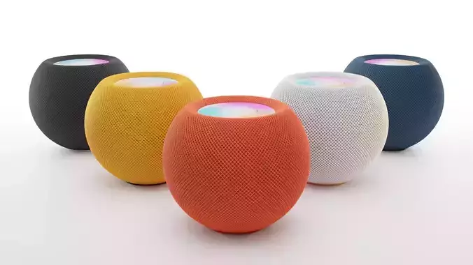 Apple HomePod Mini With Detailed Interior