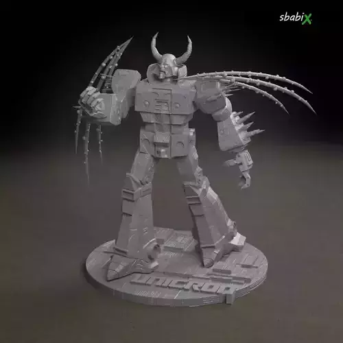 Unicron Villian from Transformers 80s  Stl 3d model-best quality 3D print model