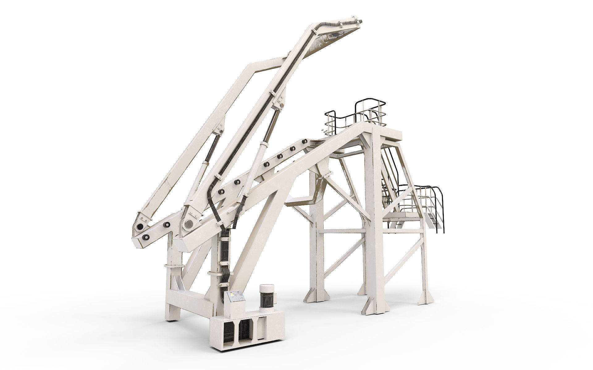 Freefall lifeboat 3D model_3