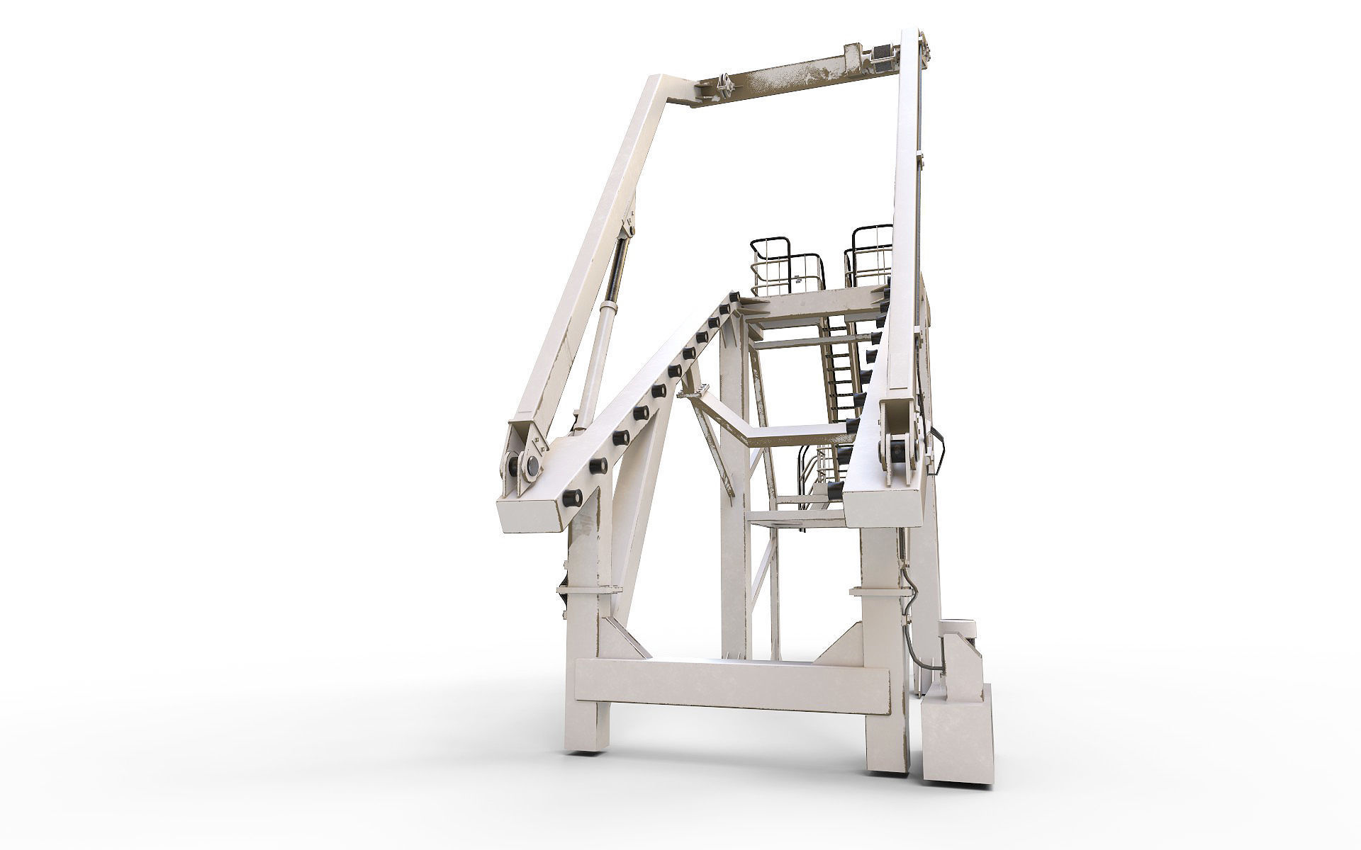 Freefall lifeboat 3D model_4