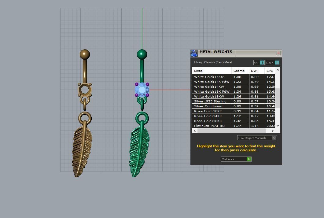 gold pressing 3D print model_7