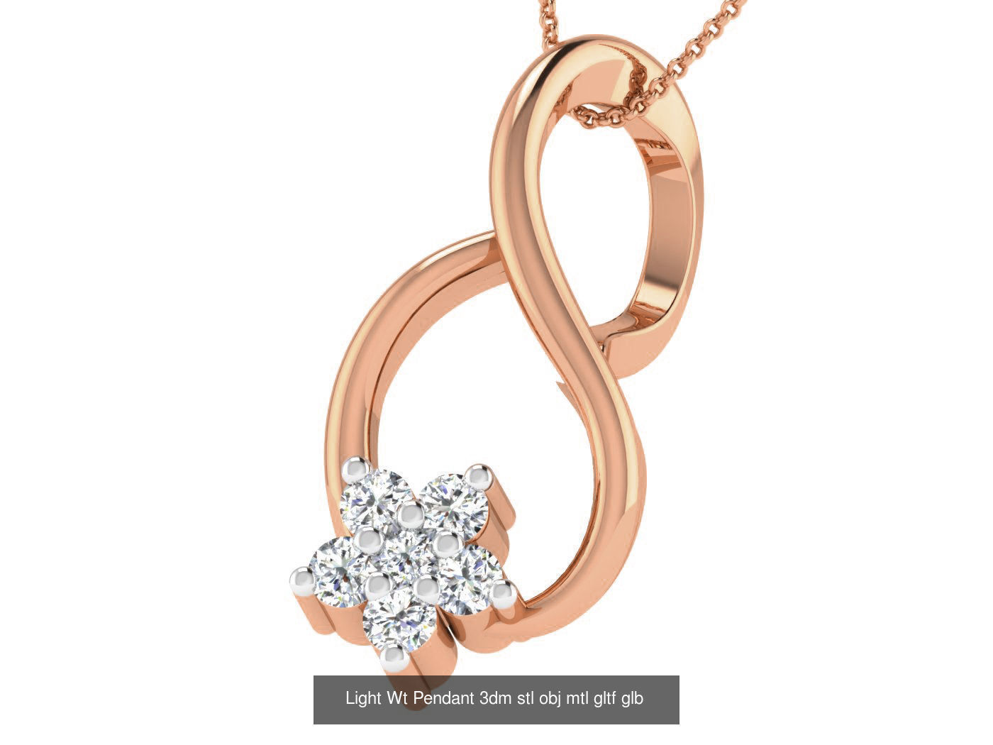 37 Light Wt Pendant 3dm stl obj mtl gltf glb renders details 3D Model Collection_18