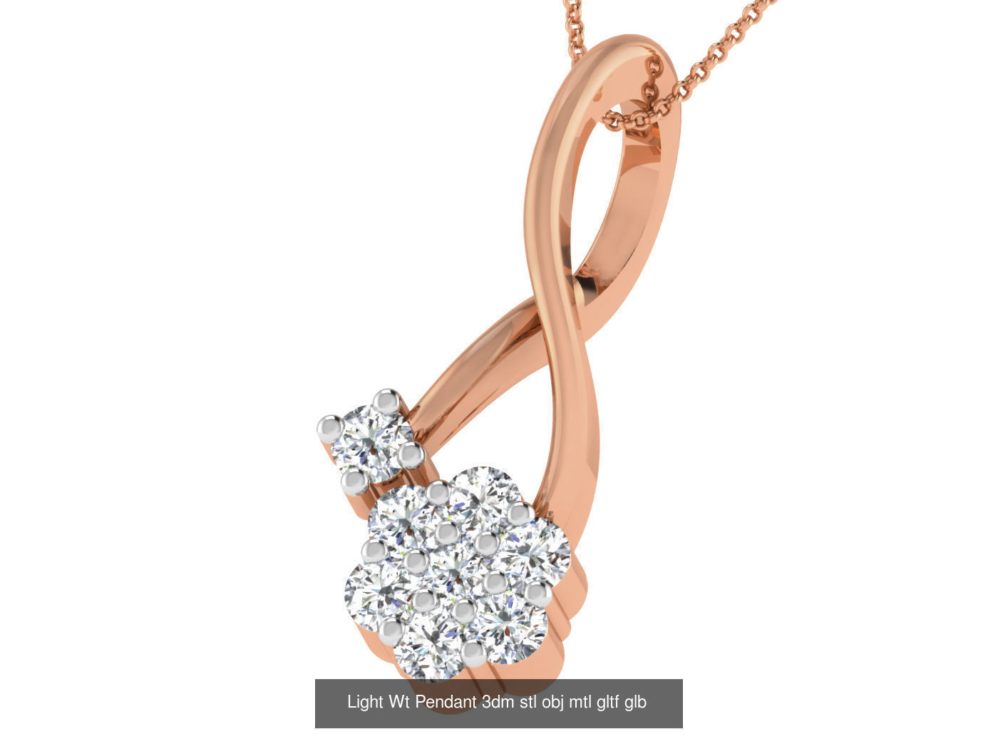 37 Light Wt Pendant 3dm stl obj mtl gltf glb renders details 3D Model Collection_4