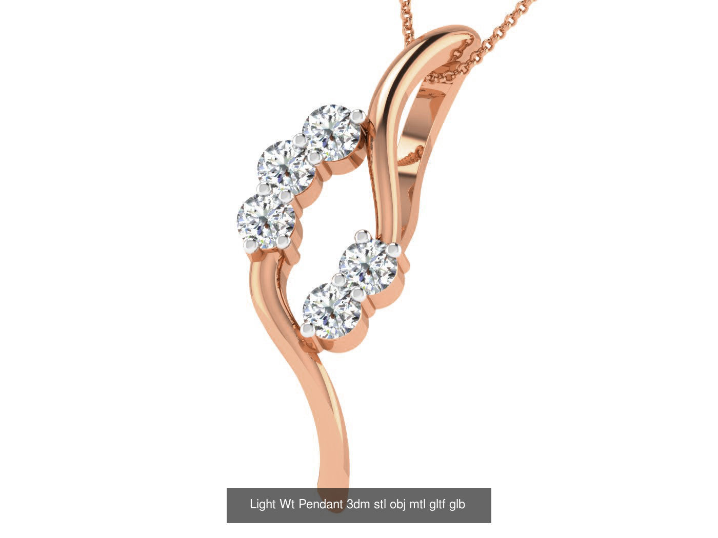 37 Light Wt Pendant 3dm stl obj mtl gltf glb renders details 3D Model Collection_25