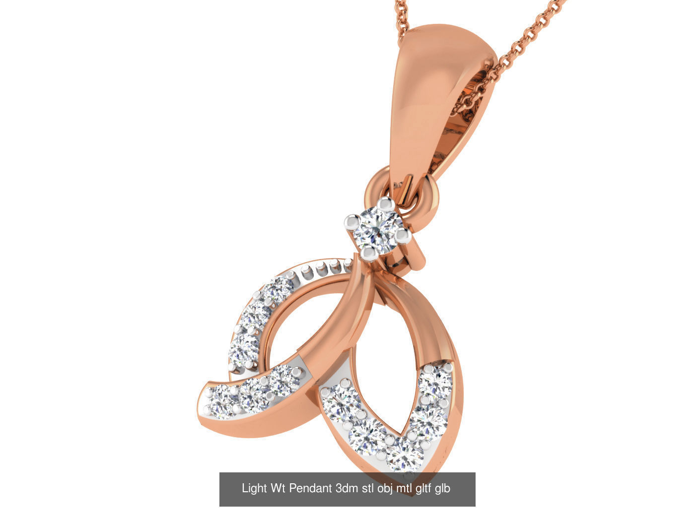 37 Light Wt Pendant 3dm stl obj mtl gltf glb renders details 3D Model Collection_8