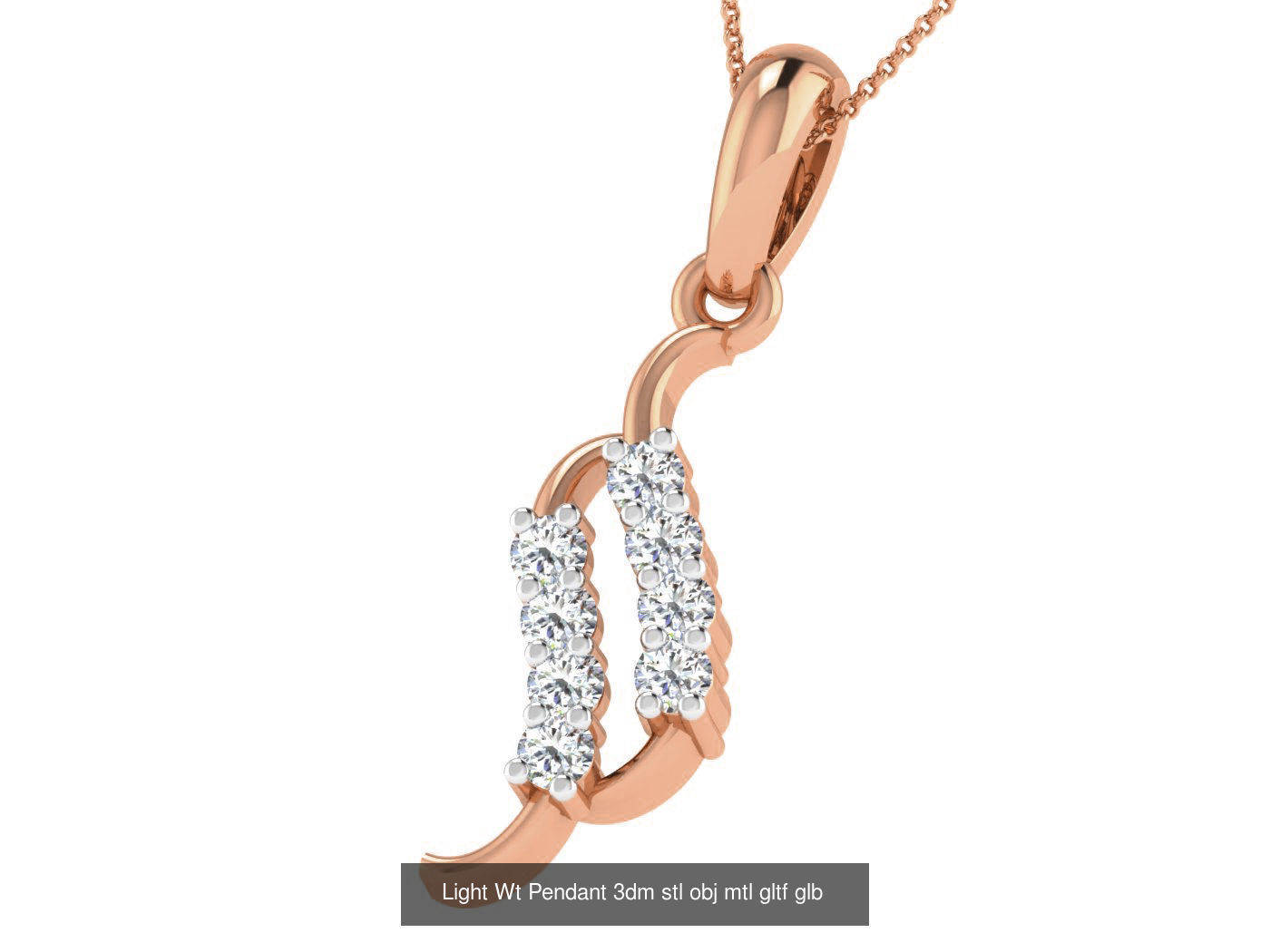 37 Light Wt Pendant 3dm stl obj mtl gltf glb renders details 3D Model Collection_34