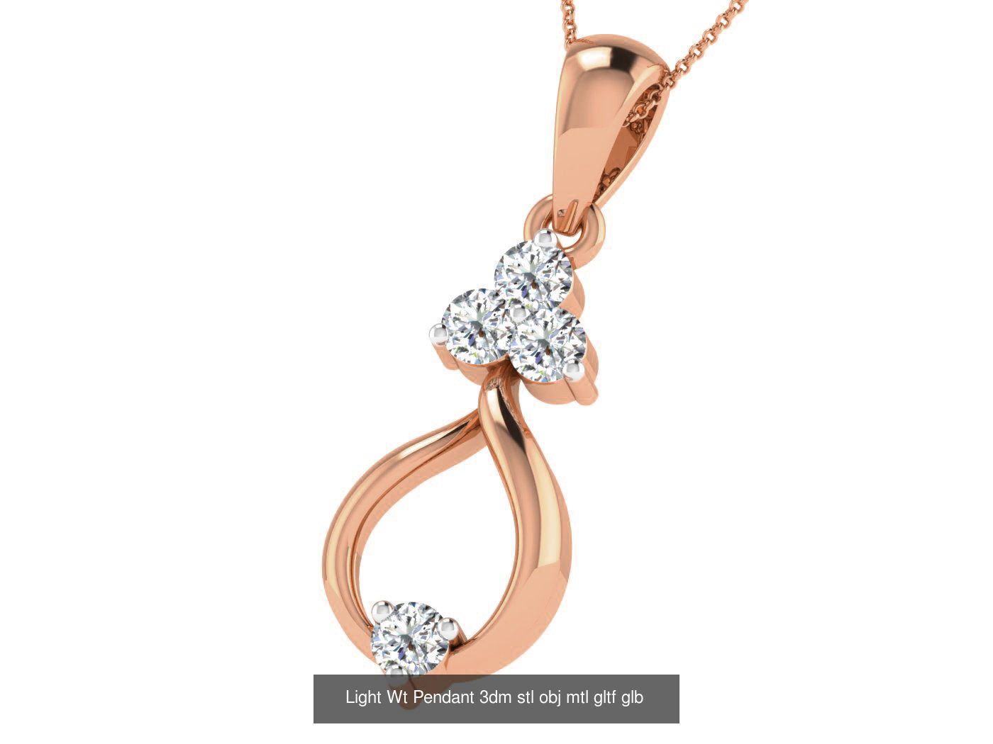 37 Light Wt Pendant 3dm stl obj mtl gltf glb renders details 3D Model Collection_14