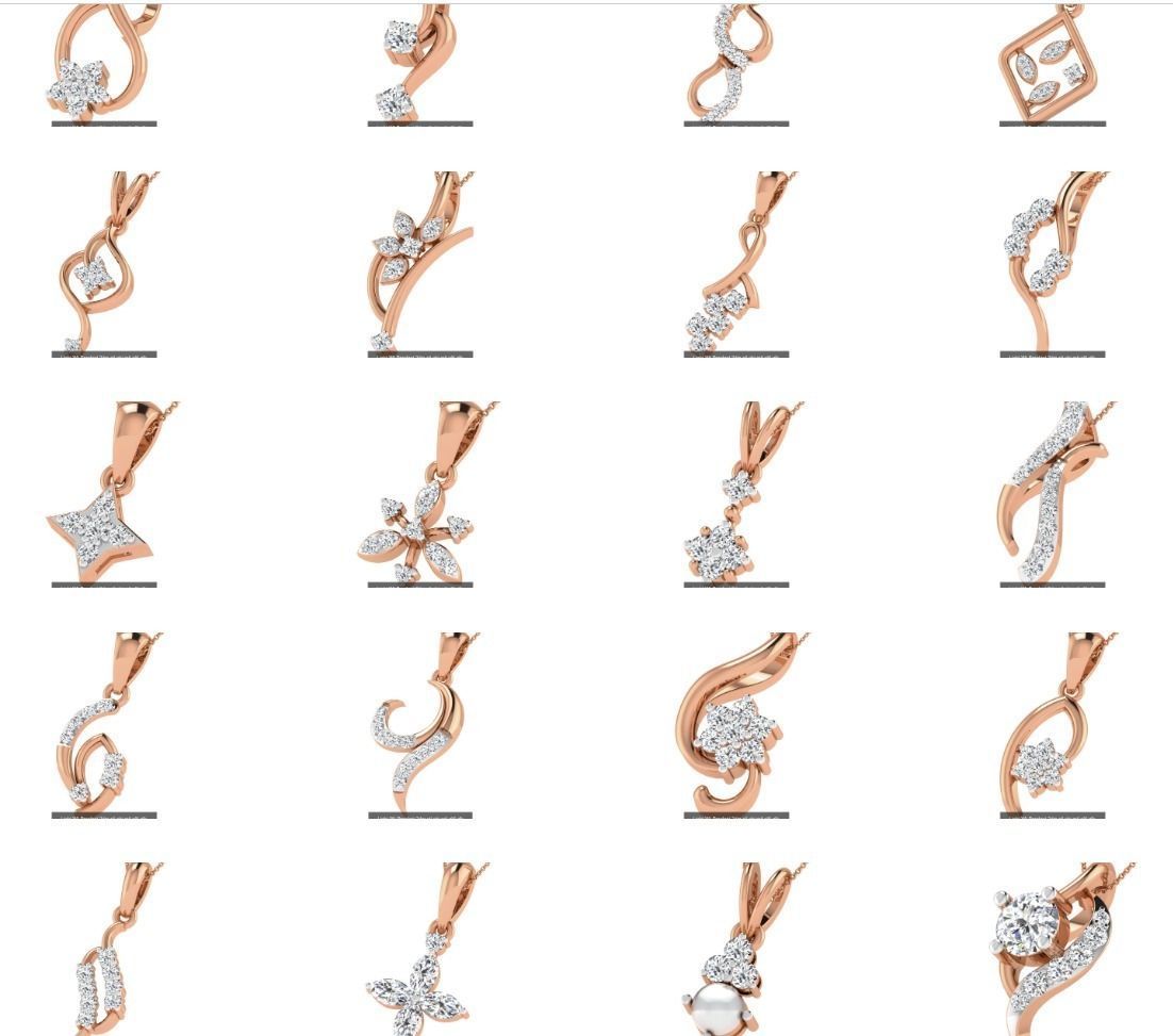 37 Light Wt Pendant 3dm stl obj mtl gltf glb renders details 3D Model Collection_1