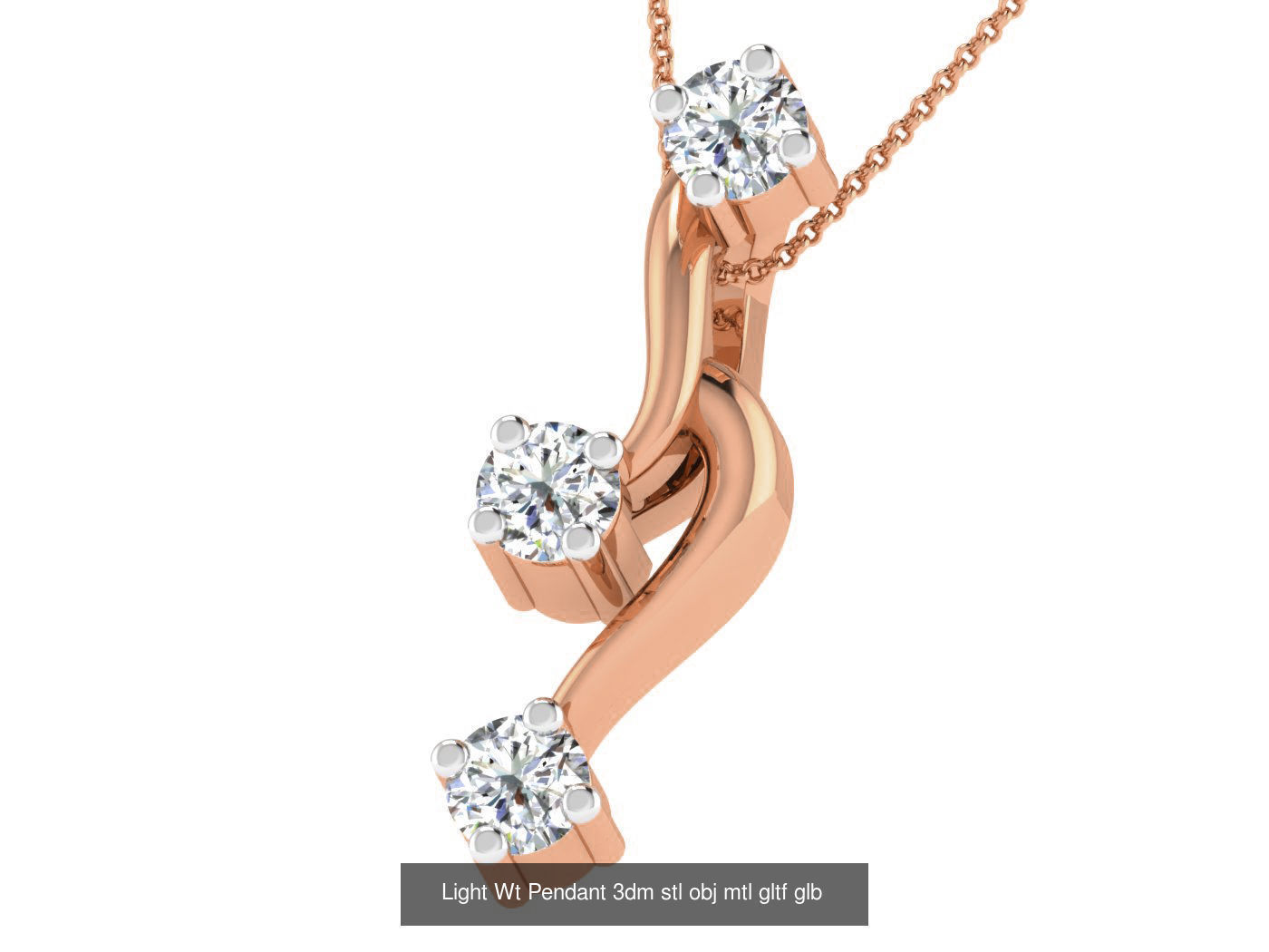 37 Light Wt Pendant 3dm stl obj mtl gltf glb renders details 3D Model Collection_19