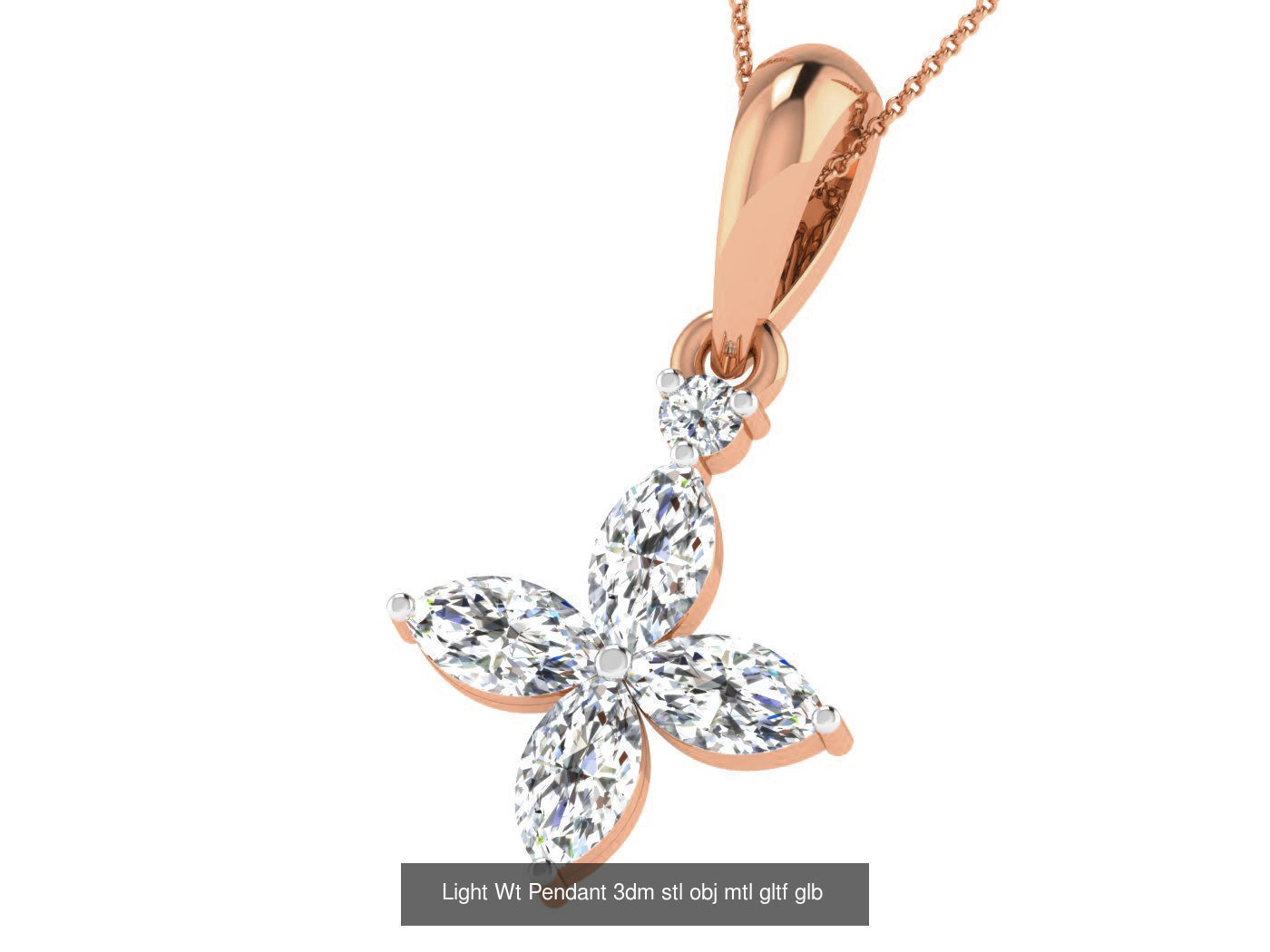 37 Light Wt Pendant 3dm stl obj mtl gltf glb renders details 3D Model Collection_35