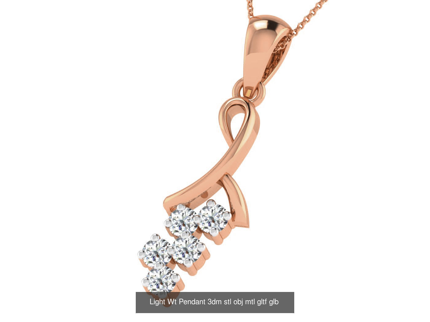 37 Light Wt Pendant 3dm stl obj mtl gltf glb renders details 3D Model Collection_24