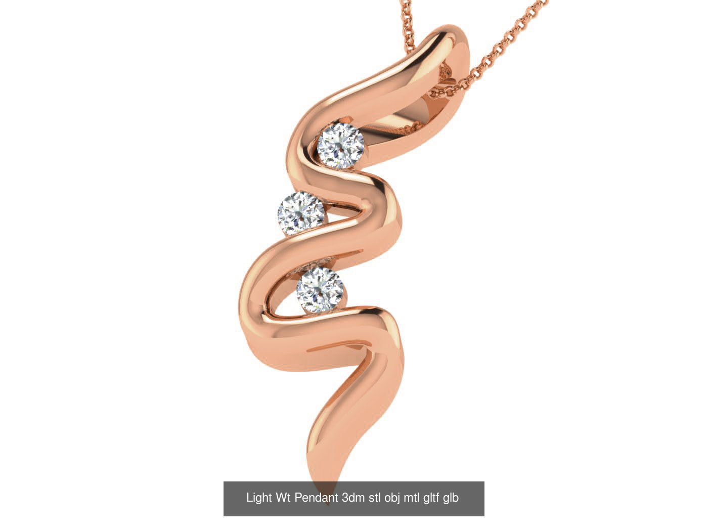 37 Light Wt Pendant 3dm stl obj mtl gltf glb renders details 3D Model Collection_6