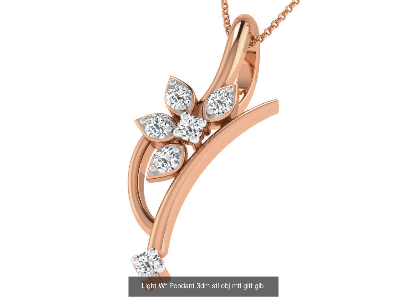 37 Light Wt Pendant 3dm stl obj mtl gltf glb renders details 3D Model Collection_23