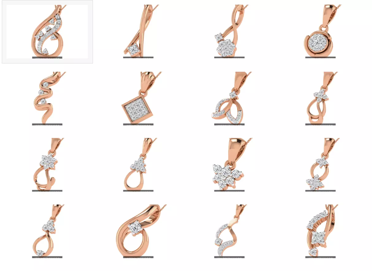 37 Light Wt Pendant 3dm stl obj mtl gltf glb renders details 3D Model Collection_0