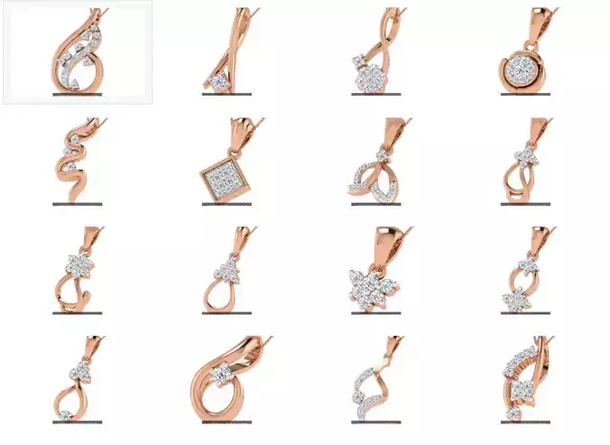 37 Light Wt Pendant 3dm stl obj mtl gltf glb renders details 3D Model Collection