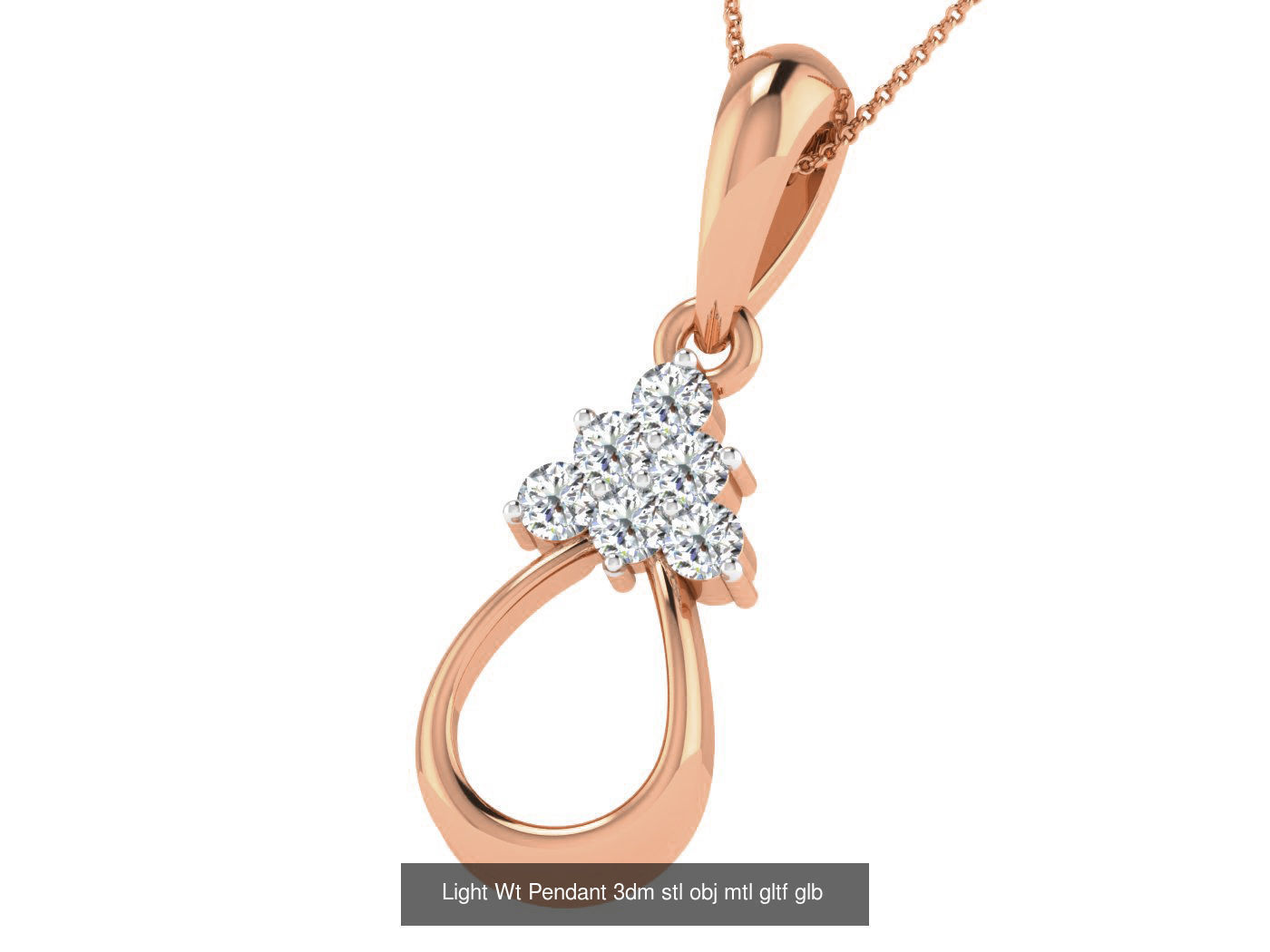 37 Light Wt Pendant 3dm stl obj mtl gltf glb renders details 3D Model Collection_11