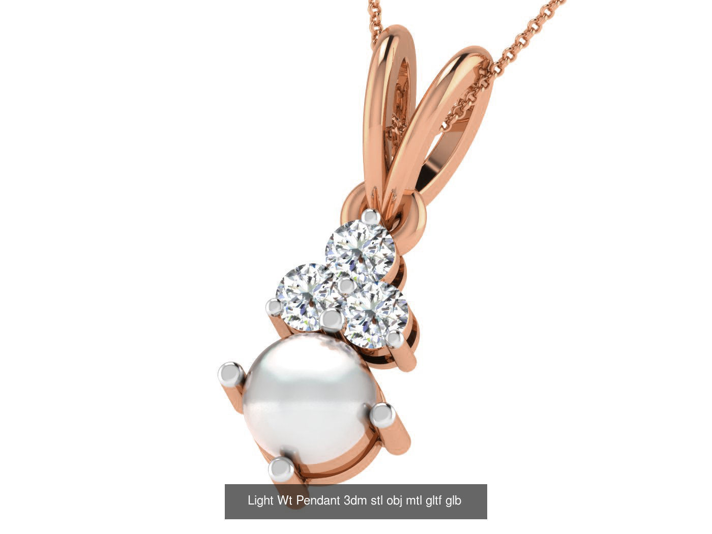 37 Light Wt Pendant 3dm stl obj mtl gltf glb renders details 3D Model Collection_36