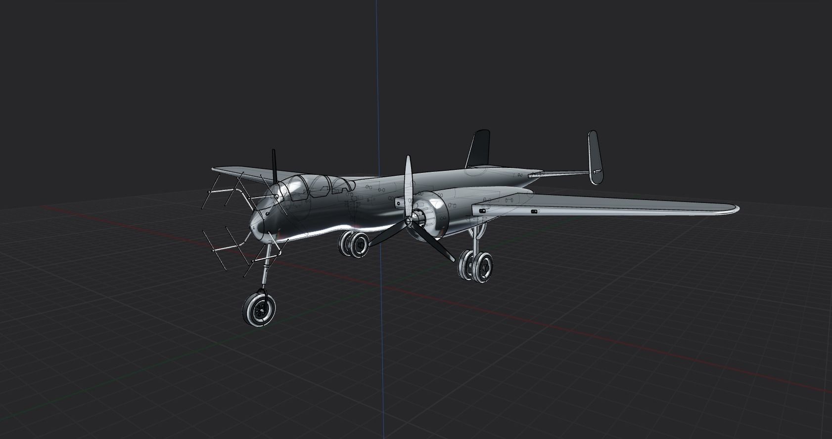 Heinkel-He-219- 3D print model_4