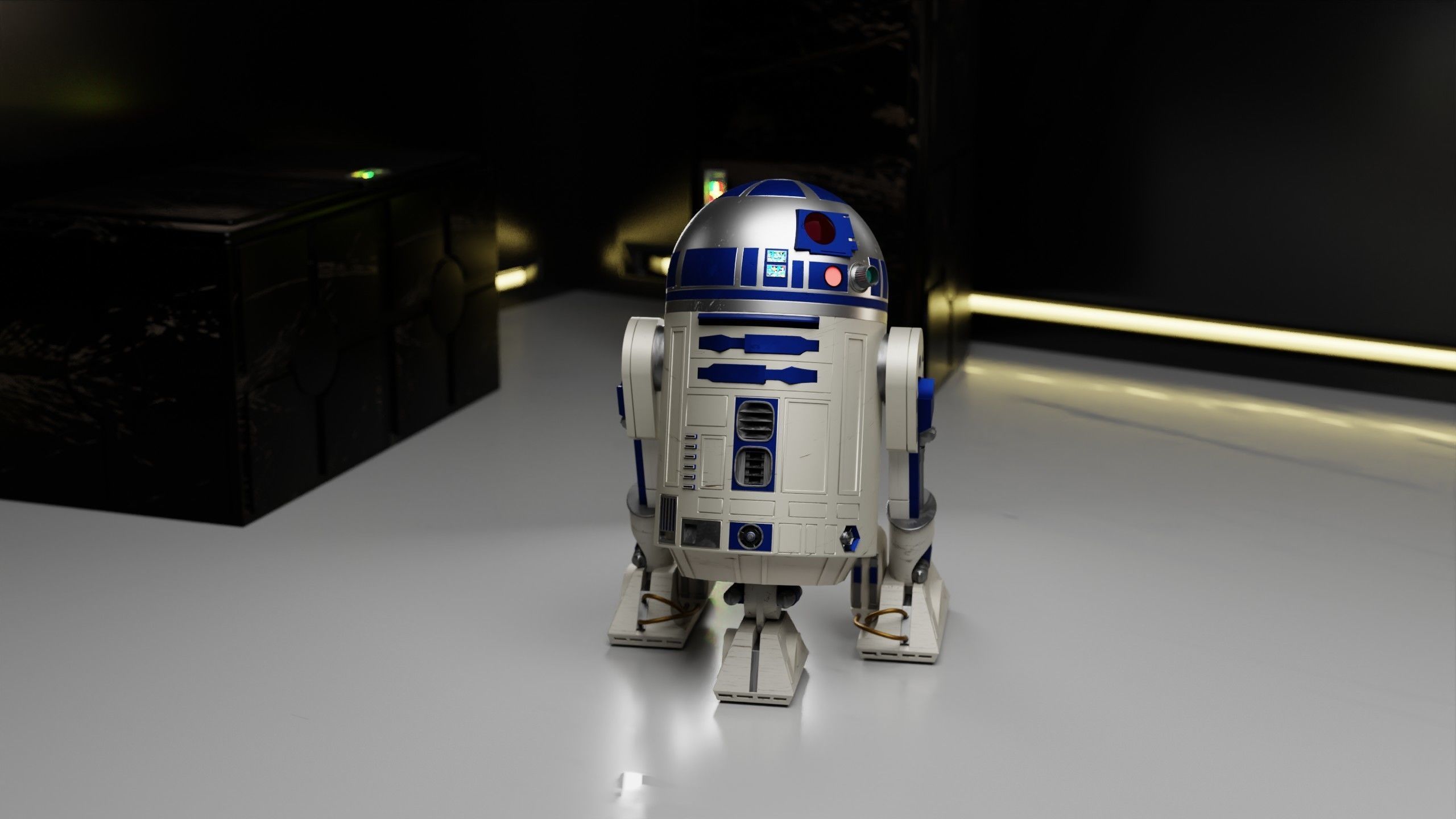 Droid R2d R2D2 Star Wars Droid 3D model | CGTrader