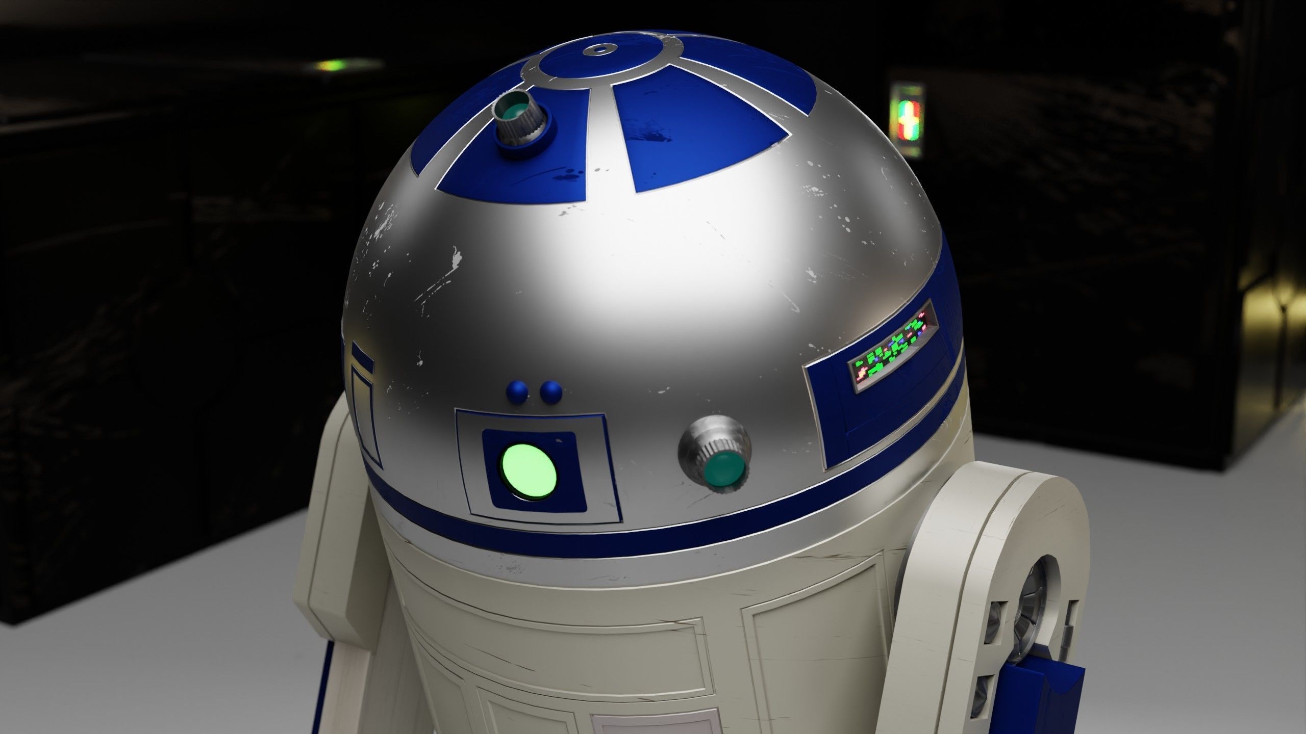 Droid R2d R2D2 Star Wars Droid 3D model | CGTrader