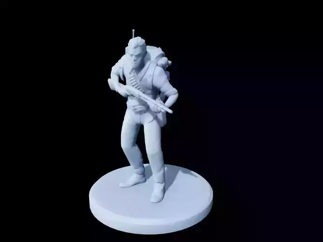 Male Survivor Shotgun Miniature 