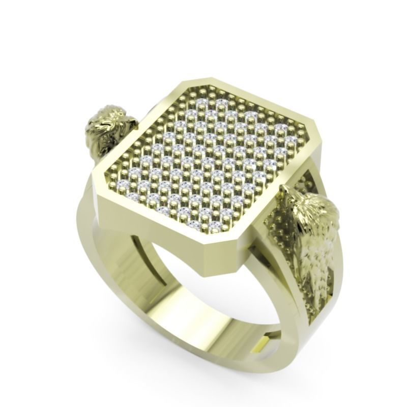 Men Ring 3D-Printable Modern Jewelry Design 3D print model_4