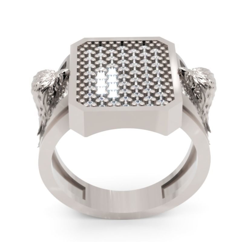 Men Ring 3D-Printable Modern Jewelry Design 3D print model_1