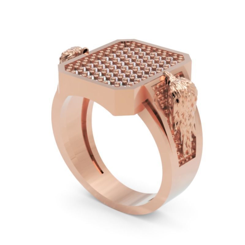Men Ring 3D-Printable Modern Jewelry Design 3D print model_3