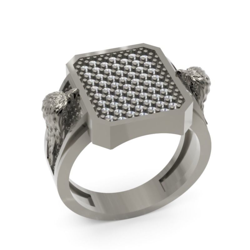 Men Ring 3D-Printable Modern Jewelry Design 3D print model_2